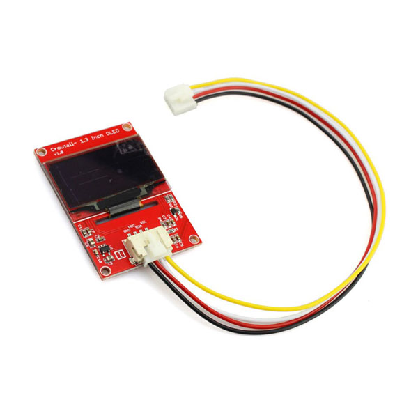 디바이스마트,LED/LCD > LCD 캐릭터/그래픽 > 그래픽 OLED,ELECROW,Crowtail- 128x64 도트 매트릭스 OLED 모듈 [CRT01112O],Crowtail- 1.3 Inch OLED / Voltage: 5V / Interface: I2C