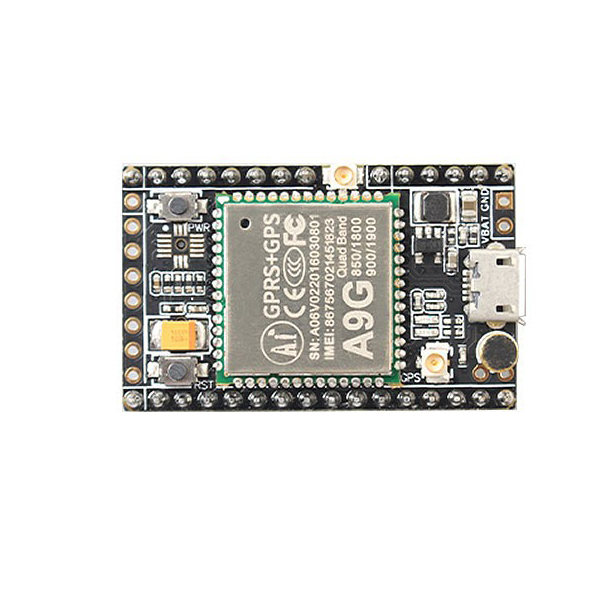디바이스마트,MCU보드/전자키트 > 통신/네트워크 > GNSS/GPS > GPS 보드,ELECROW,GPRS/GSM + GPS A9G Pudding/SMS/Voice/Wireless 데이터전송 + 포지셔닝 IoT 개발보드 [AMC01017B],A9G 개발 보드는 EMC의 A9G GPRS / GSM + GPS / BDS 모듈을 기반으로하는 다기능 개발 보드 / 작동 전압 : 3.5v - 4.2v