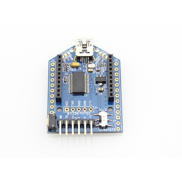 디바이스마트,오픈소스/코딩교육 > 아두이노 > 아두이노 통신모듈,ELECROW,USB 시리얼 아답터 [MCP00101P],FT232 IC를 통해 프로그래밍 (Arduino Pro Mini ) / USBSerial 어댑터는 BEE (20 핀 2.0mm) 소켓이 장착된 소형 USB 직렬 어댑터