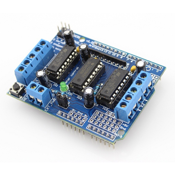 디바이스마트,오픈소스/코딩교육 > 아두이노 > 아두이노 호환쉴드,ELECROW,아두이노 4채널 모터 실드 [MCS02930M],Adruino 호환 모터 드라이버 실드는 4DC 모터 또는 2개의 4선 스테퍼와 2개의 5v 서보를 구동