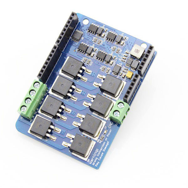 8A 22V 듀얼 채널 H- 브리지 모터 쉴드 [ACS70028DH]