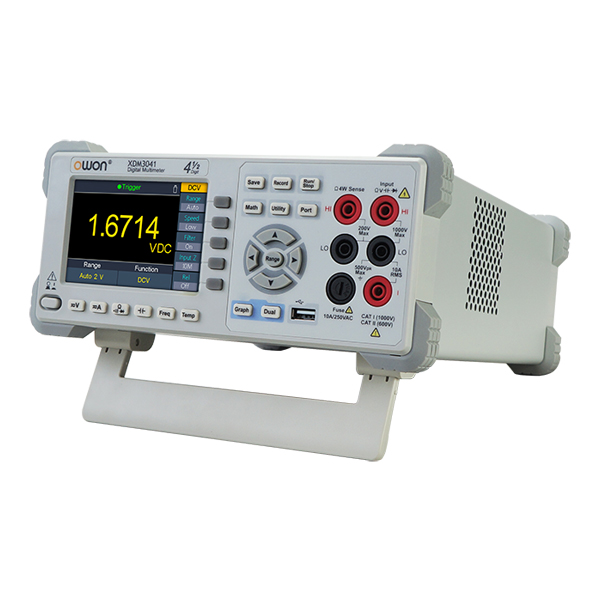 디바이스마트,계측기/측정공구 > 전기/전자 계측기 > 탁상형멀티미터,OWON,벤치타입 디지털 멀티미터 [XDM3041],4 인치 480 x 320 픽셀 고해상도 LCD / 최대 5 1/2 자릿수 /다중 IO 인터페이스 : USB 장치 / 호스트, RS232, LAN 및 내선 트리거 입력