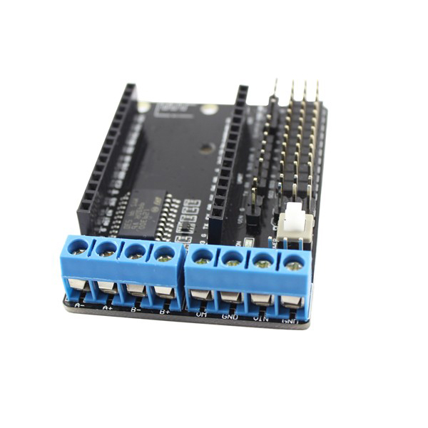 디바이스마트,MCU보드/전자키트 > 버튼/스위치/제어/RTC > 모터/모터컨트롤,ELECROW,L293D 모터 드라이버 확장 보드 [DPO17021B],ESP-12E 개발 플랫폼을 기반으로 한 모터 구동 확장 보드 / 모터 전력 범위 : 4.5V ~ 36V;