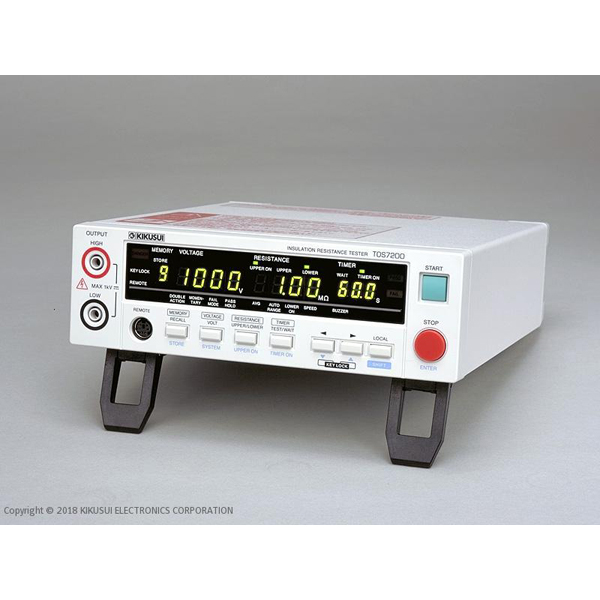 디바이스마트,계측기/측정공구 > 전기/전자 계측기 > 밀리/메가/접지저항,KIKUSUI,절연 저항계 [TOS7200],각종 전기·전자부품으로부터 전기·전자 기기까지 광범위하게 사용할 수 있는 절연 저항 시험기 입니다.