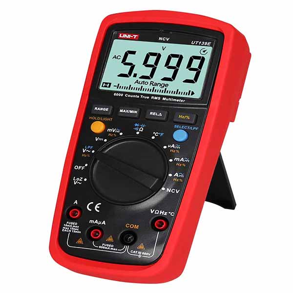 디바이스마트,계측기/측정공구 > 전기/전자 계측기 > 휴대형멀티미터,UNI-T,디지털 멀티미터(TRUE RMS) UT139E,LPF (low pass filter) function / LoZ (low impedance input) function