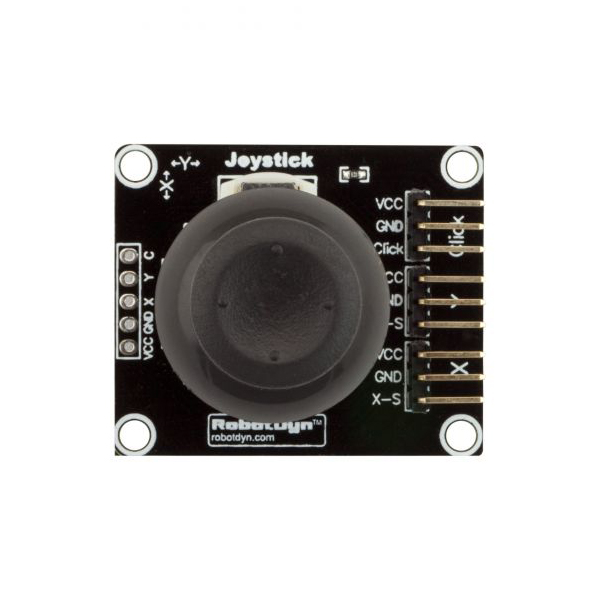 디바이스마트,MCU보드/전자키트 > 버튼/스위치/제어/RTC > 버튼/스위치/조이스틱,RobotDyn,PS2 XBOX 조이스틱 모듈(Joystick module) [RD124],6970622931607, 이 조이스틱 모듈은 모자를 움직여 X축과 Y축의 위치 좌표를 측정 가능 / PS2, XBOX 컨트롤러에서 사용되는 것과 유사