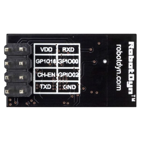 디바이스마트,MCU보드/전자키트 > 통신/네트워크 > 와이파이,RobotDyn,ESP8266 ESP-01 WiFi 모듈 [RD114],6970622931973, 마이크로 컨트롤러가 Wi-Fi 네트워크에 액세스 할 수 있게 해주는 Wi-Fi 모듈 / 마이크로 컨트롤러 역할을 하도록 프로그래밍할 수 있음