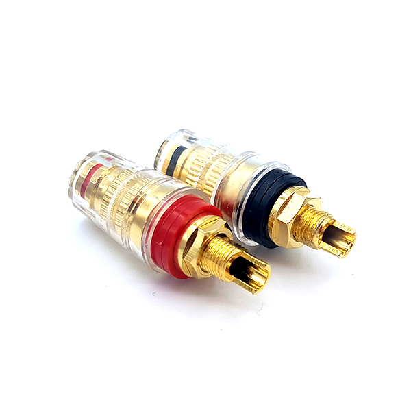 바인딩 포스트 바나나잭 투명너트 2색(흑/적) [SY-SPK054]