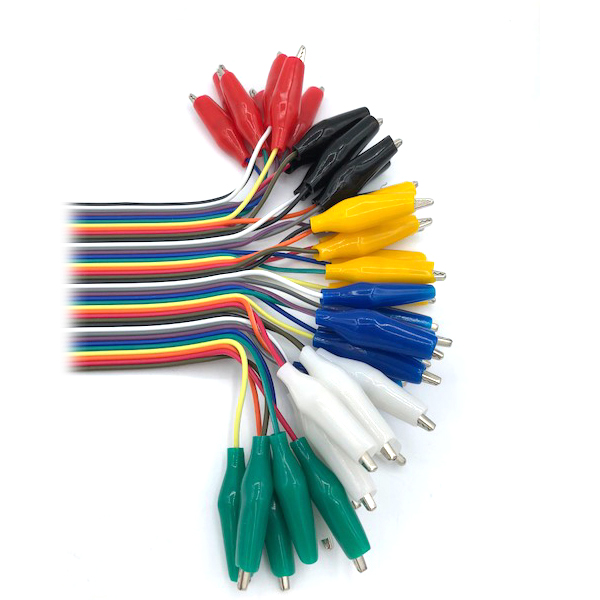 디바이스마트,케이블/전선 > 점퍼/하네스/악어/바나나 > 악어클립/바나나 케이블,OEM,악어클립 듀폰케이블 (수) 20cm 6색 40P [SZ-XL046],40핀으로 구성된 악어클립 점퍼케이블 입니다. 원하는 핀수로 떼어 사용이 가능하며, 길이 20cm, Male(수)타입 입니다.