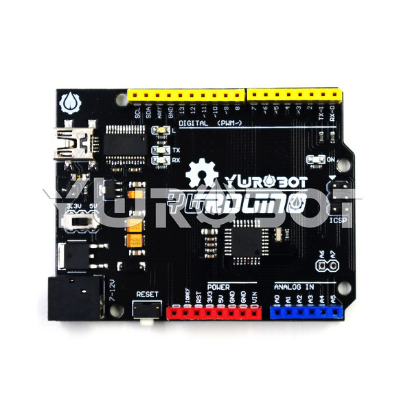 디바이스마트,오픈소스/코딩교육 > 아두이노 > 아두이노 호환보드,YwRobot,아두이노 Mega328 호환보드 [ARD050000],Arduino와 완벽하게 호환되는 mega328 호환보드 / Atmel Atmega328AU 마이크로 컨트롤러 사용 / Duemilanoove 디자인을 기반으로하며, IDE와 완벽하게 호환 / 출력 전압: 5V DC, 3.3V DC 출력