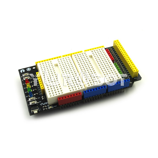 디바이스마트,오픈소스/코딩교육 > 아두이노 > 아두이노 호환쉴드,YwRobot,아두이노 메가 프로토타입 확장보드 [ARD050115],아두이노 호환 / 편리한 프로토타입 실험 플랫폼 / 온보드 4개의 LED와 4개의 터치 키는 간단한 실험을 완료하기 위해 해당 포트를 연결하기만 하면 됩니다. / 주의: 연결 케이블 미포함