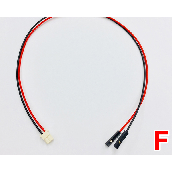 [GSH-5005F] CH254 ↔ 5264 (2.54 ↔ 2.00mm) PITCH CONNECTOR 2pin 300mm