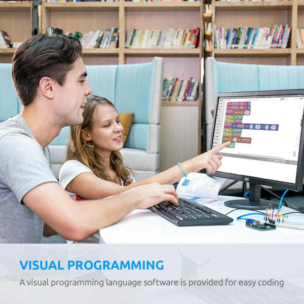 디바이스마트,오픈소스/코딩교육 > 아두이노 > 아두이노 교육용키트,SunFounder,아두이노용 슈퍼 스타터 키트 V2.0 [TS0173],아두이노, 프로그래밍을 배우는 초보자를 위한 스타터 키트 / 19개의 다양한 프로젝트를 제공 / 자세한 설명이 포함되어 있는 사용자 매뉴얼(영문) 제공 / LED, DC 모터, LCD 등 포함 / 아두이노 보드 미포함