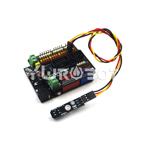 디바이스마트,MCU보드/전자키트 > 센서모듈 > 라이다/거리/초음파/라인 > 적외선(IR)/라인센서,YwRobot,1방향 적외선 추적 센서 모듈 [SEN030120],스마트카용 1방향 적외선 추적 센서 / 적외선 흑백 라인 탐지, 높은 인식, 안정적인 성능 프로브: TCRT5000 / 검출 거리: 3-12mm / 전압: 5V / 사이즈: 36 * 10mm