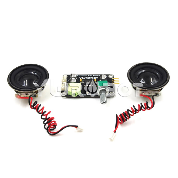 디바이스마트,MCU보드/전자키트 > 음악/앰프/녹음 > 앰프/증폭,YwRobot,아두이노 TDA2822 듀얼 채널 오디오 파워앰프 키트 [ELB060303],Arduino 연주 음악, DIY 스테레오 스피커 등에 적합 / 2개 스피커 포함 / 전압: 5-12V / 사이즈: 53 * 31 * 16mm