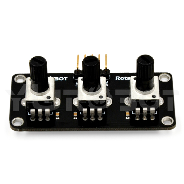 디바이스마트,MCU보드/전자키트 > 버튼/스위치/제어/RTC > 엔코더/가변저항,YwRobot,아날로그 포텐셔미터 모듈 [ELB080694],아두이노 호환 / 고품질 회전 포텐셔미터 모듈 / 회전 각도: 270 ° / 전압: 3.3V, 5V / 사이즈: 26 * 57mm