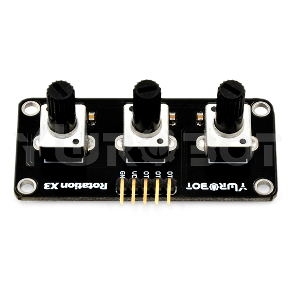 디바이스마트,MCU보드/전자키트 > 버튼/스위치/제어/RTC > 엔코더/가변저항,YwRobot,아날로그 포텐셔미터 모듈 [ELB080694],아두이노 호환 / 고품질 회전 포텐셔미터 모듈 / 회전 각도: 270 ° / 전압: 3.3V, 5V / 사이즈: 26 * 57mm