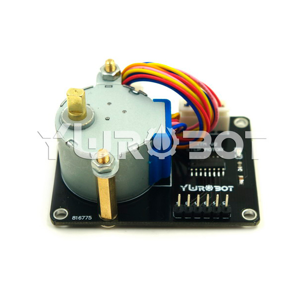 디바이스마트,MCU보드/전자키트 > 버튼/스위치/제어/RTC > 모터/모터컨트롤,YwRobot,스테퍼 모터 확장보드 [ELB040408],아두이노 호환 / 감속비: 1/54 / 전압 : 5V / 사이즈: 57 * 41 * 31mm / 테스트용에 적합