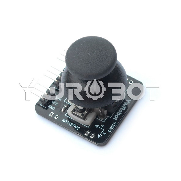 디바이스마트,MCU보드/전자키트 > 버튼/스위치/제어/RTC > 버튼/스위치/조이스틱,YwRobot,PS2 조이스틱 로커 포텐셔미터 모듈 [ELB030637],아두이노, SCM, ARM, 라즈베리파이 호환 / X축과 Y축은 2개의 포텐셔미터를 출력하며, AD 변환을 통해 비틀림 각도를 읽을 수 있습니다. / 사이즈: 35 * 35 * 32mm / 전압 : 3.3V, 5V / 사이즈: 35 * 35 * 32mm