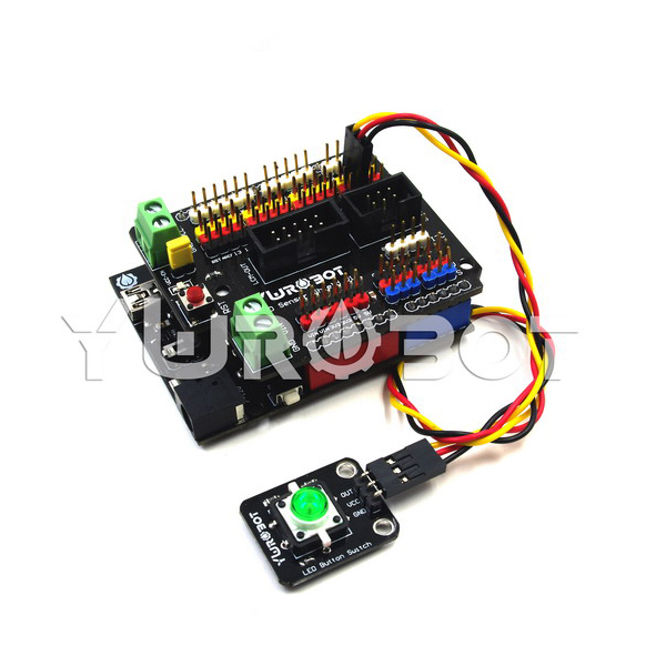 디바이스마트,MCU보드/전자키트 > 버튼/스위치/제어/RTC > 버튼/스위치/조이스틱,YwRobot,아두이노 LED 버튼 스위치 모듈 레드 [ELB050656],아두이노 호환 LED 버튼 스위치 / 밝기: 보통 전압: 5V / 버튼의 내부 LED는 항상 켜져 있으며 전원을 킨 후에 켜집니다. 버튼으로 제어되지 않습니다.