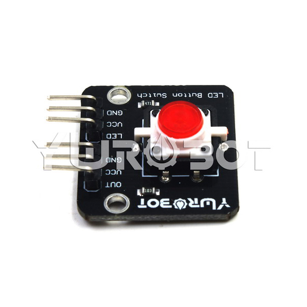 디바이스마트,MCU보드/전자키트 > 버튼/스위치/제어/RTC > 버튼/스위치/조이스틱,YwRobot,LED 제어 버튼 스위치 모듈 레드 [ELB050651],아두이노 호환 / 전압: 5V / 내부 LED 키와 버튼을 독립적으로 제어 할 수 있으며, 단독으로 사용하거나 함께 사용할 수 있습니다. 