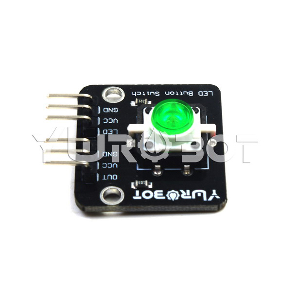디바이스마트,MCU보드/전자키트 > 버튼/스위치/제어/RTC > 버튼/스위치/조이스틱,YwRobot,LED 제어 버튼 스위치 모듈 그린 [ELB050653],아두이노 호환 / 전압: 5V / 내부 LED 키와 버튼을 독립적으로 제어 할 수 있으며, 단독으로 사용하거나 함께 사용할 수 있습니다. 