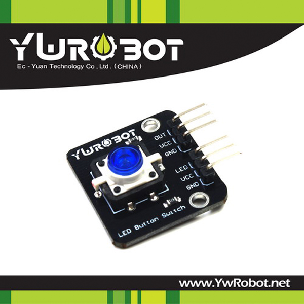 LED 제어 버튼 스위치 모듈 블루 [ELB050654]