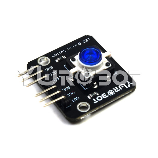 디바이스마트,MCU보드/전자키트 > 버튼/스위치/제어/RTC > 버튼/스위치/조이스틱,YwRobot,LED 제어 버튼 스위치 모듈 블루 [ELB050654],아두이노 호환 / 전압: 5V / 내부 LED 키와 버튼을 독립적으로 제어 할 수 있으며, 단독으로 사용하거나 함께 사용할 수 있습니다. 