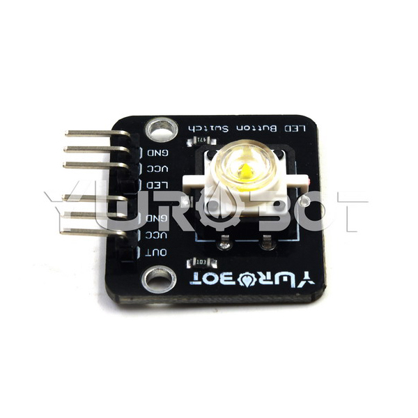 디바이스마트,MCU보드/전자키트 > 버튼/스위치/제어/RTC > 버튼/스위치/조이스틱,YwRobot,LED 제어 버튼 스위치 모듈 화이트 [ELB050655],아두이노 호환 / 전압: 5V / 내부 LED 키와 버튼을 독립적으로 제어 할 수 있으며, 단독으로 사용하거나 함께 사용할 수 있습니다. 