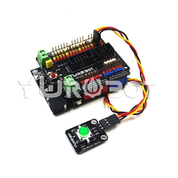 디바이스마트,MCU보드/전자키트 > 버튼/스위치/제어/RTC > 버튼/스위치/조이스틱,YwRobot,LED 버튼 스위치 모듈 레드 [ELB050661],아두이노 호환 / 전압: 5V / 버튼을 누르면 내부 LED가 켜지고 LED는 꺼진 후 꺼집니다.