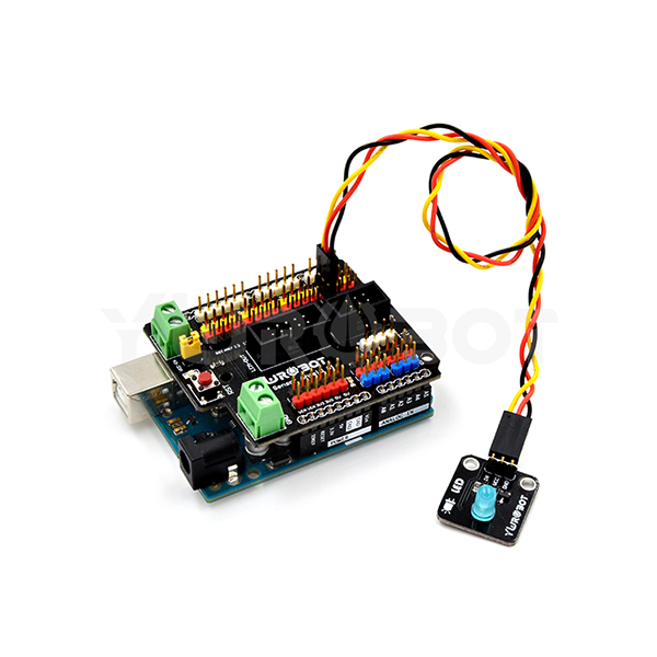 디바이스마트,MCU보드/전자키트 > 디스플레이 > LED,YwRobot,아두이노 5mm LED 모듈 옐로우 [ELB080008],색상: 옐로우 / 밝기 : 보통 / LED : 5mm LED / 전압 : 5V / 입력 : 디지털 레벨