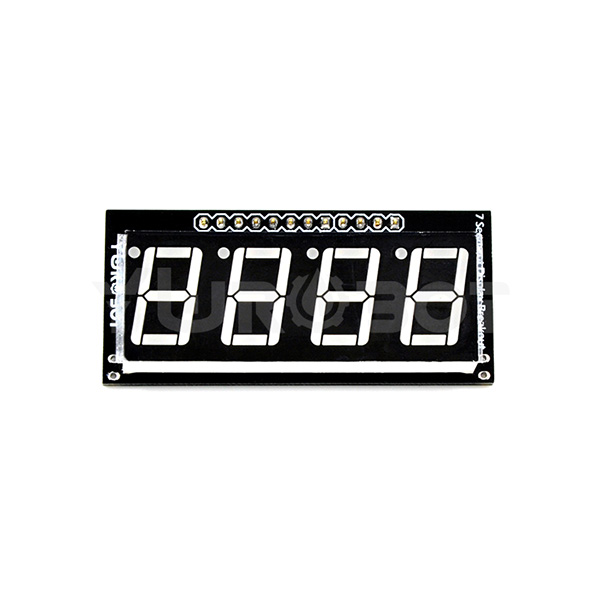 디바이스마트,MCU보드/전자키트 > 디스플레이 > 세그먼트,YwRobot,4 디지털 디스플레이 모듈 [ELB081011],브레드보드에 사용 가능 / 색상 : 레드 / 전압 : 5V / 주의: 2*2p 핀은 별매 / 사이즈: 56.5 * 26mm