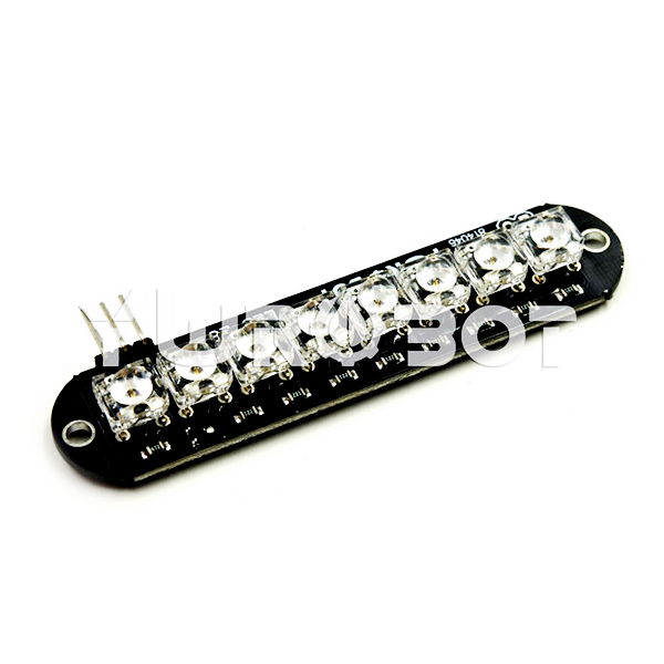 디바이스마트,MCU보드/전자키트 > 디스플레이 > LED,YwRobot,8 LED바 모듈 블루 [ELB050078],아두이노 호환 / 전압 : 5V / 입력 : 디지털 레벨 / 인터페이스 : Arduino 3P 인터페이스 SVG / 사이즈: 77 * 17mm /  주의: LED가 강조 표시되어 있으므로 눈을 다치지 않도록 직접 보지 마세요.