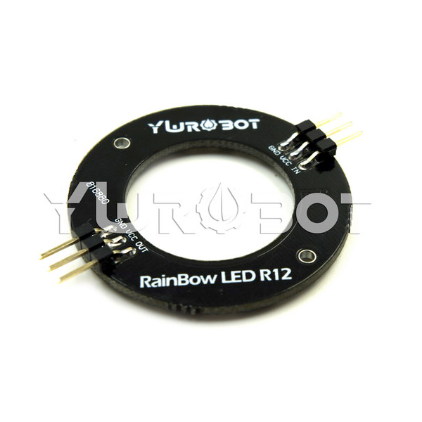 디바이스마트,MCU보드/전자키트 > 디스플레이 > LED,YwRobot,아두이노 WS2812 풀컬러 12 링 LED 모듈 [ELB050062],아두이노 호환 / 5050개의 밝은 LED, 내장된 제어 칩, 하나의 IO 포트 만 있으면 여러 LED를 제어 할 수 있음 / 전압:5V