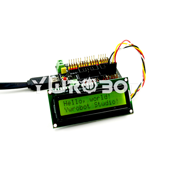 디바이스마트,MCU보드/전자키트 > 디스플레이 > LCD/OLED,YwRobot,1602 LCD I2C 디스플레이 모듈 옐로우 [DIS030001],아두이노 호환 / LCD 화면 : 1602 문자 유형 (HD44780) 일반 디스플레이 효과 / 색상 : 검은 색과 노란색 / 전압 : 5V