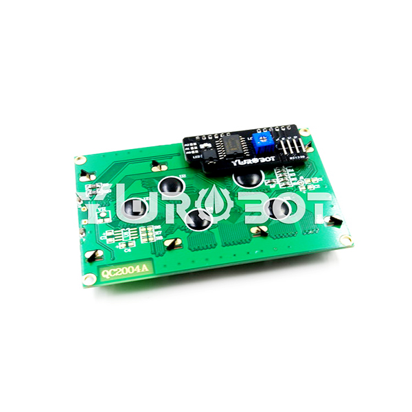 디바이스마트,MCU보드/전자키트 > 디스플레이 > LCD/OLED,YwRobot,2004 LCD I2C 디스플레이 모듈 블루 [DIS030002],아두이노 호환 / LCD 화면 : 2004 문자 유형 (HD44780) 일반 디스플레이 / 색상 : 흰색 파란색 / 전압 : 5V