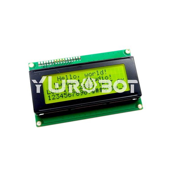 2004 LCD I2C 디스플레이 모듈 옐로우 [DIS030003]