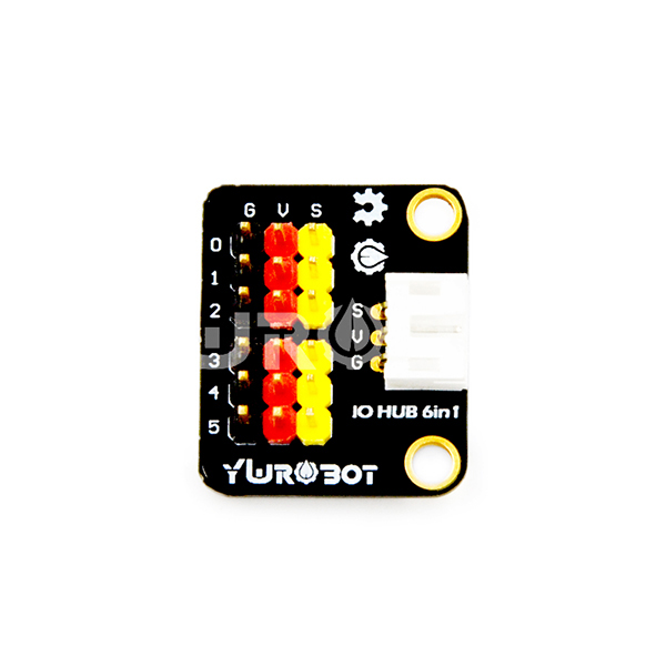 디바이스마트,MCU보드/전자키트 > 전원/신호/저장/응용 > 인터페이스/먹서,YwRobot,아두이노 PH2.0 IO HUB 6in1 확장보드 [ELB070691],아두이노 호환 / 6개의 3P DuPont 핀과 하나의 PH2.0 인터페이스가 제공되며 Arduino의 IO 포트 하나를 6개까지 확장 할 수 있으며 하나의 인터페이스를 6 개의 모듈 디바이스에 동시에 연결 가능 / 사이즈:  20 * 24mm