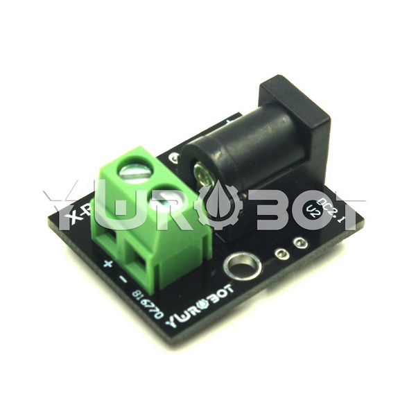 디바이스마트,MCU보드/전자키트 > 전원/신호/저장/응용 > 인터페이스/먹서,YwRobot,DC2.1 전원 인터페이스 커넥터 모듈 [ELB040202],장치에 쉽게 연결할 수 있도록 DC2.1 전원 인터페이스를 터미널로 변환 가능 / 사이즈: 27 * 21 * 14mm