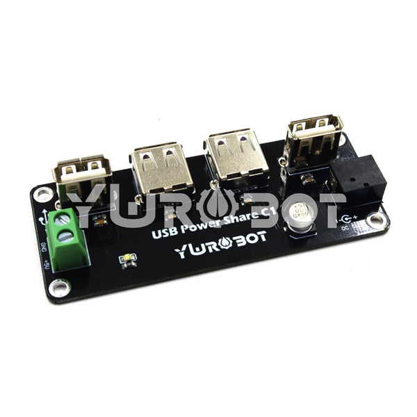 디바이스마트,MCU보드/전자키트 > 전원/신호/저장/응용 > 인터페이스/먹서,YwRobot,4채널 USB 모듈 [PWR060011],4개의 USB 포트로 변환 가능 / 입력 인터페이스 : DC2.1, 바인딩 포스트 / 입력 전압 : 5V DC / 사이즈: 86 * 35 * 18mm
