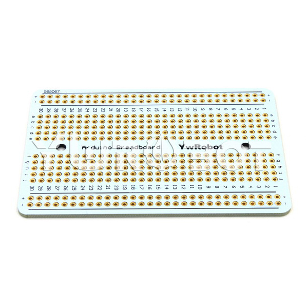 디바이스마트,커넥터/PCB > PCB기판/관련상품 > 브레드보드,YwRobot,미니 브레드보드 프로토타입 보드 화이트 [PRT040110],양면 패드, 쓰루홀 연결 / 홀 간격: 2.54mm  / 사이즈: 82 * 55mm