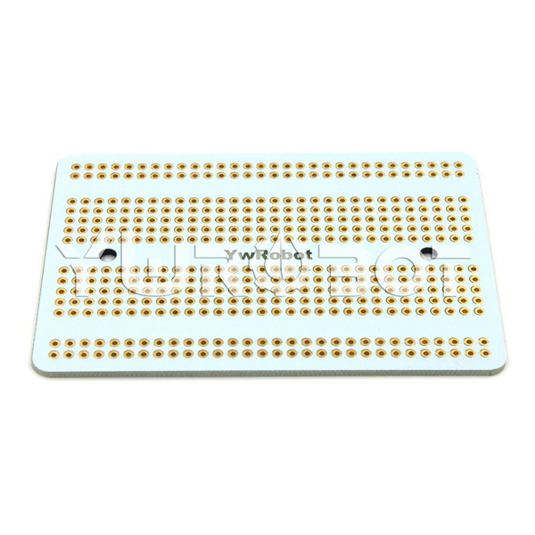 디바이스마트,커넥터/PCB > PCB기판/관련상품 > 브레드보드,YwRobot,미니 브레드보드 프로토타입 보드 화이트 [PRT040110],양면 패드, 쓰루홀 연결 / 홀 간격: 2.54mm  / 사이즈: 82 * 55mm