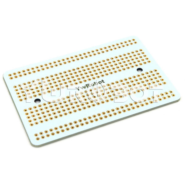디바이스마트,커넥터/PCB > PCB기판/관련상품 > 브레드보드,YwRobot,미니 브레드보드 프로토타입 보드 화이트 [PRT040110],양면 패드, 쓰루홀 연결 / 홀 간격: 2.54mm  / 사이즈: 82 * 55mm