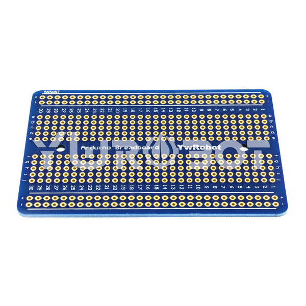 디바이스마트,커넥터/PCB > PCB기판/관련상품 > 브레드보드,YwRobot,미니 브레드보드 프로토타입 보드 블루 [PRT040109],양면 패드, 쓰루홀 연결 / 홀 간격: 2.54mm  / 사이즈: 82 * 55mm