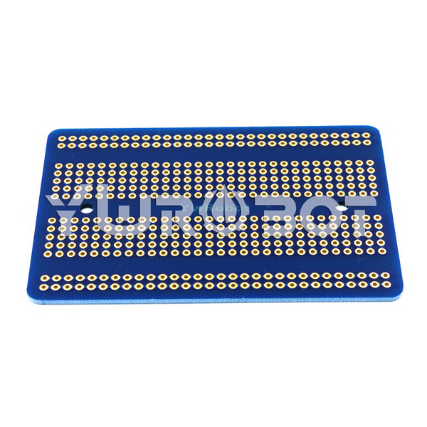 디바이스마트,커넥터/PCB > PCB기판/관련상품 > 브레드보드,YwRobot,미니 브레드보드 프로토타입 보드 블루 [PRT040109],양면 패드, 쓰루홀 연결 / 홀 간격: 2.54mm  / 사이즈: 82 * 55mm