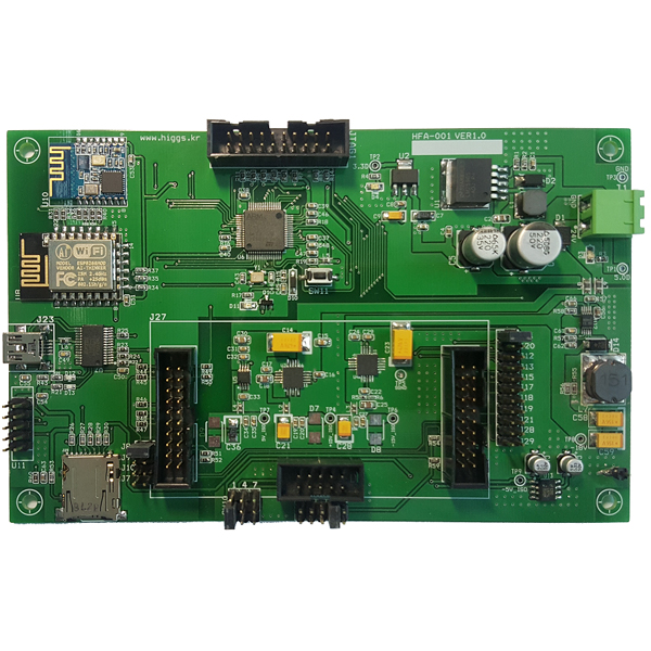 디바이스마트,MCU보드/전자키트 > 전원/신호/저장/응용 > ADC/DAC,헤디,ADAC Board(HFA-001) + ADS1263EVM 개발 키트,HFA-001 보드는 TI사에서 판매하는 EVM 모듈을 위한 MMB0 motherboard를 대체하고, 32비트 고정 밀  AD변환을 위한 ADS1263 IC를 테스트할 수 있는 EVM 모듈을 포함하는 개발 키트이다.