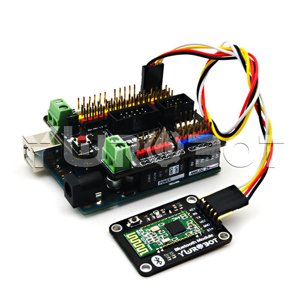 디바이스마트,MCU보드/전자키트 > 통신/네트워크 > 블루투스/BLE,YwRobot,아두이노 HC08 블루투스 통신 모듈 [WLS080006],아두이노 호환 / 기준 거리: 80m / 전압: 5V / 사이즈: 139 * 28mm