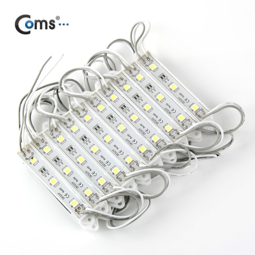 Coms LED 슬림형(모듈 세트형), 3구 백색모듈(20개),DC 12V전원 [BE251]