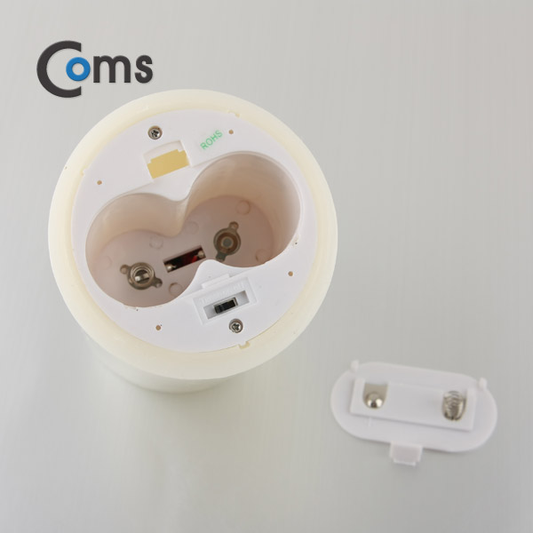 디바이스마트,LED/LCD > LED 인테리어조명 > 장식용 LED,Coms,Coms 전자 촛불, LED 양초 (중) 89 x 186mm (Size D타입 1.5V 건전지*2ea ) [ITB673],사이즈 : 89x186mm / 전원: 1.5V 건전지*2ea / 실제 양초처럼 자연스러운 LED 양초 / 파라핀 재질로 감싸져있으며 심지가 움직이도록 특수 제작
