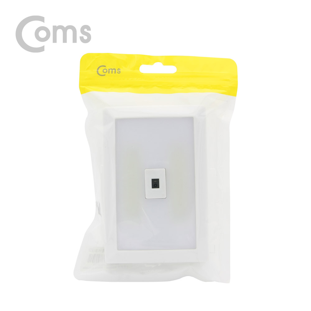 디바이스마트,LED/LCD > LED 인테리어조명 > LED 센서등/직부등,Coms,Coms 벽면등(Switch Light) 사각 20LED / 동작감지센서 / 3 x AAA [BB803],색상 : 화이트(White) / 후면에는 마그네틱이 내장되어있어 철제 벽면에 부착이 가능하며, 일반 벽면에 사용시 벨크로 양면테이프로 설치가능한 벽면등